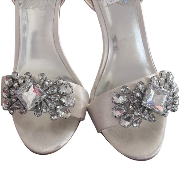 Champagne Jewel Wedding Peep Toe Heels by Ted Baker - Picture 7 of 12